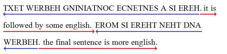 Left-to-right paragraph