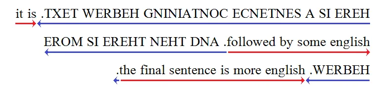 Right-to-left paragraph