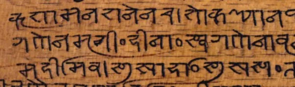 Nandinagari script sample