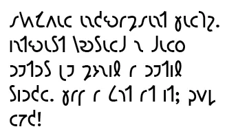 Shavian Text Sample